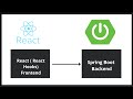 React JS (React Hooks) + Spring Boot REST API Tutorial