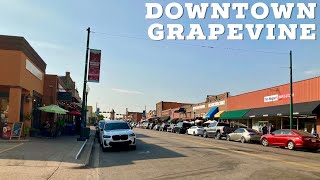 Historic Downtown Grapevine || Walking Around Grapevine, Texas