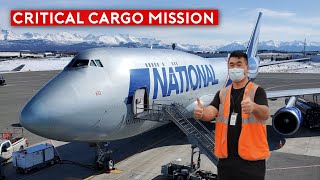 Flying Inside Covid-19 Cargo Response Flights (B747 and B757)