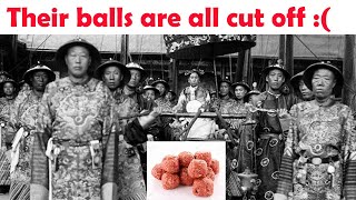 Life without balls, the sad reality of the Chinese Eunuchs.