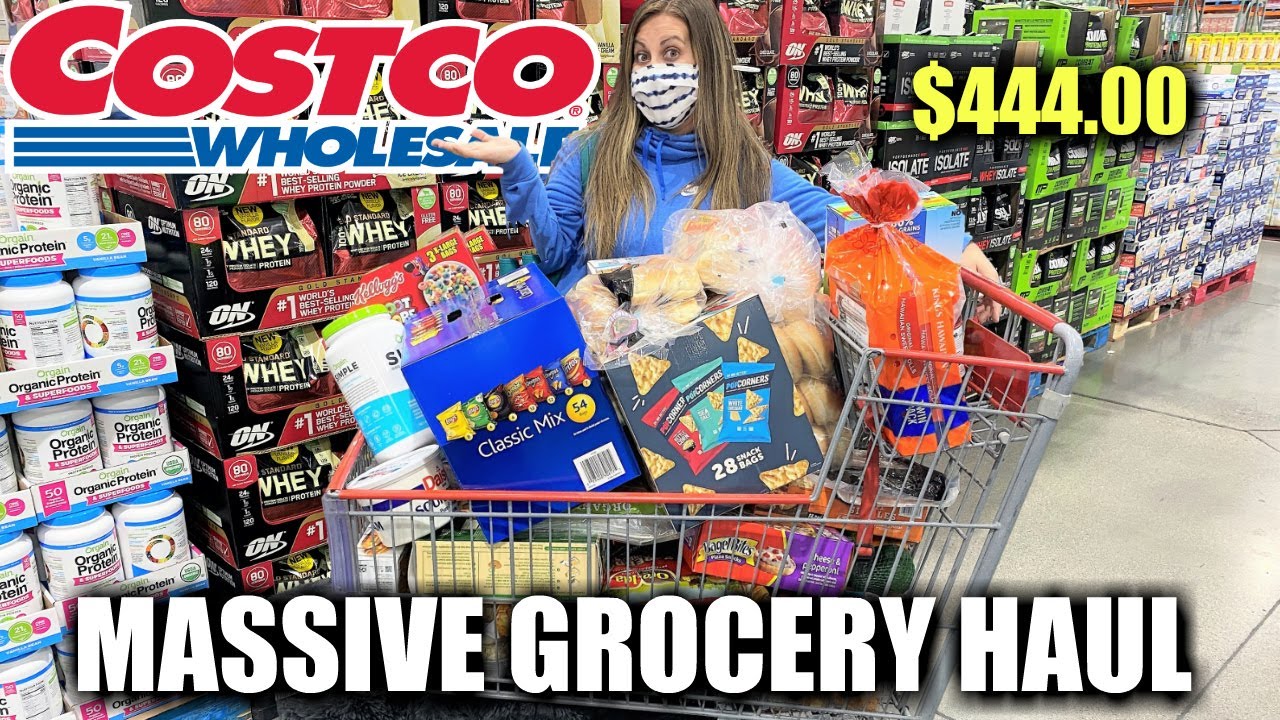 MASSIVE COSTCO GROCERY HAUL | Huge $440 Costco Grocery Haul For Our ...