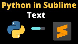 Python in sublime text || python || sublime