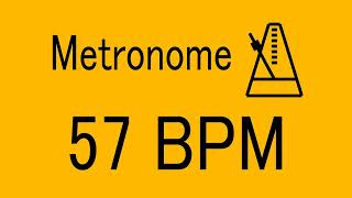 57 BPM METRONOME FOR TRAINING MUSICAL INSTRUMENT / 楽器練習用 メトロノーム / practice