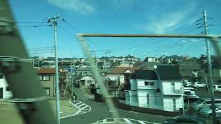 JR東日本.総武快速線E235系「成田線直通」車窓動画（船橋駅〜千葉駅）