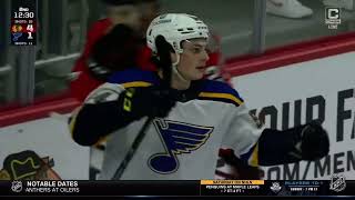 Dalibor Dvorsky first preseason 2024/25 NHL goal vs. Chicago Blackhawks