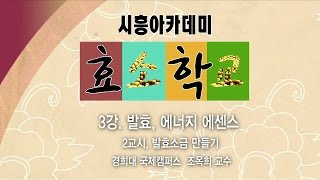 [시흥아카데미] 효소학교2기 3강2교시 「발효 에너지 에센스2」 - 조옥희(경희대 국제캠퍼스 교수)