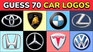 Guess the Car Brand Logo in 3 seconds 🚘 70 Levels  - Easy, Medium, Hard, Pro