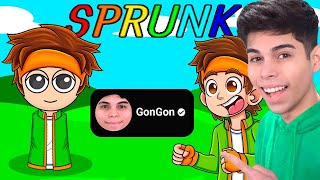 ADICIONEI OS YOUTUBERS MAIS FAMOSOS DO MUNDO DE SPRUNKI!