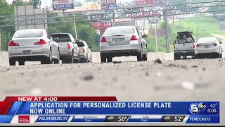 Application for personalized license plates now online