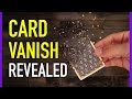 How to VANISH a CARD using MAGIC! (tutorial)