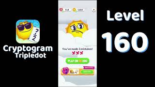 Cryptogram Tripledot Level 160 Answer | SolutionGuruji