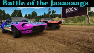 Woeful driving with Jaaaaaaags- Wreckfest - Which one is faster? Pt 3