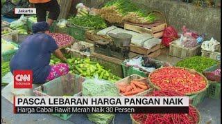 Harga Pangan Naik Pasca Lebaran