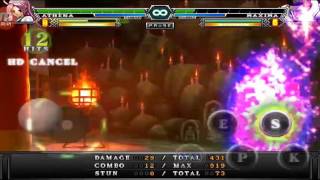 the king of fighters 2012 athena combo video