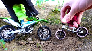 BMX Finger vs Dirt Bike: Ultimate Battle