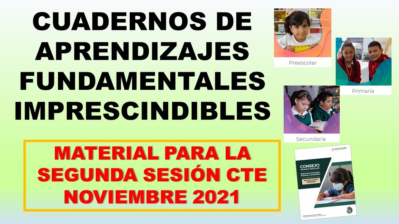 CUADERNOS DE APRENDIZAJES FUNDAMENTALES IMPRESCINDIBLES - Material CTE ...