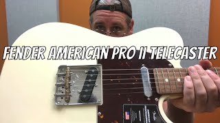 Fender American Pro II Telecaster - Olympic White Demo