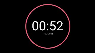 52 Second Countdown Timer / iPhone Timer Style