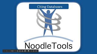 Citing Database Sources in MLA Format with NoodleTools