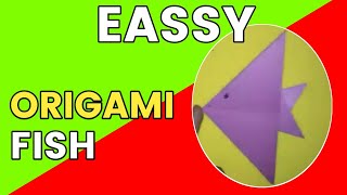 ORIGAMI FISH EASY – How to make origami fish easy and simple (In 2 minutes)