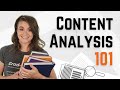 Qualitative Content Analysis 101: The What, Why & How (With Examples)