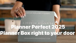 YOUR NEW 2025 PLANNER IS HERE!#plannerperfect #subbox #goals #newyear