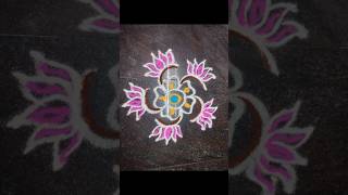 114🌺 Easy Rangoli designs 🩷🩷🩷🩷🩷