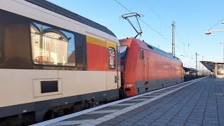 Aankomst DB/SBB Eurocity 8 richtig Hamburg-Altona op station Koblenz Hbf [2-3-2022]