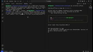 serverless offline to test your API locally without deploying to cloud