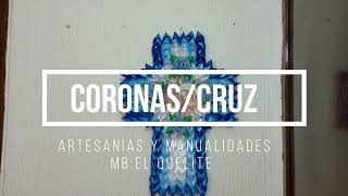 🎨✨Paso a paso vamos a Crear una corona en forma de Cruz para día de muertos 🌸🎉💖✨🕊️