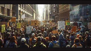 US🔥Hot; Protest In New York Manhattan