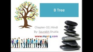 Chapter 32 B Tree Hindi