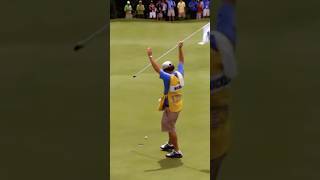 Craziest Golf Shot of all time! 😱 #shorts