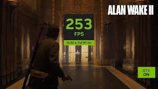 Alan Wake 2 | Comparación en 4K con NVIDIA DLSS 4 - Capturado en una GeForce RTX 5090