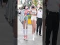 猜猜身高多少 street fashion 誘惑 正妹 美女 穿搭 街拍 美腿 長腿 腿精 長身 身高