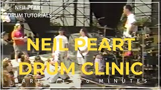 Neil Peart 1992 Drum Clinic - Part 1 of 3