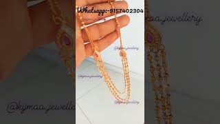 A.D MICRO PLATED 3LAYER CHAIN || KIJ IMITATION JEWELLERY - RAJKOT || K THE BRAND #viral #reels #kij