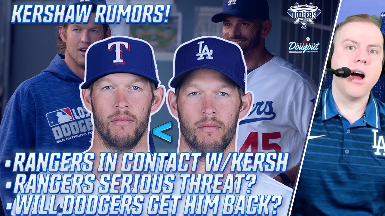 Dodgers Rumors: Rangers In Talks With Clayton Kershaw About Signing Him ...