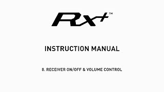 ***CARP FISHING TV*** RX+ Instruction Manual. 8: Receiver on/off \u0026 Volume Control