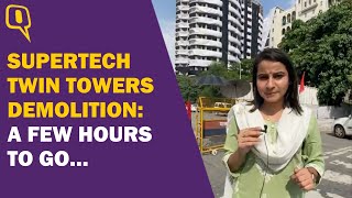 Less than 2 Hours To Go For Supertech Twin Towers Demolition, Security Beefed Up | The Quint