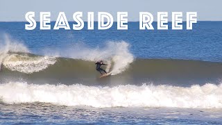 Ryan Burch Surfing at Seaside Reef