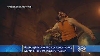 Pittsburgh Movie Theater Issues Safety Warning Ahead Of Joker Screenings