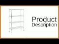 amazonbasics 4 shelf shelving unit