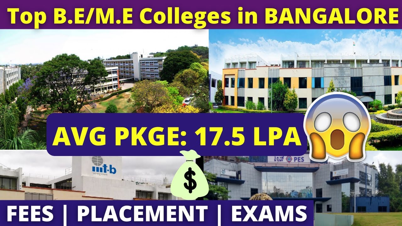 Top Engineering Colleges In Bangalore | BTech/MTech Colleges In ...