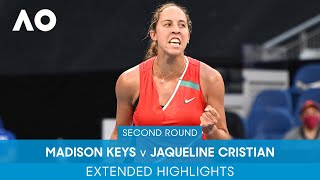 Madison Keys v Jaqueline Cristian Extended Highlights (2R) | Australian Open 2022