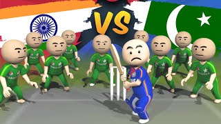 3D ANIM COMEDY - CEICKET || INDIA VS PAKISTAN || WORLD CUP T20 || FIRST MATCH
