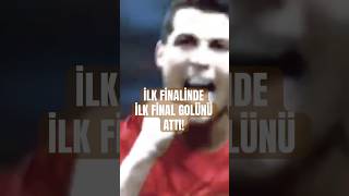 İLK FİNALİNDE İLK FİNAL GOLÜNÜ ATTI! #futbol #shorts #ronaldo