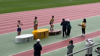 제 38회 문화체육장관부장관기 전국체육고등학교 체육대회 여자 200m 시상식 서울체육고 이다원 선수