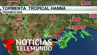 La tormenta tropical 'Hannah' se dirige hacia la costa sur de Texas | Noticias Telemundo