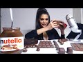 asmr manger pot de nutella chocolats lauren cruz